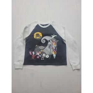 The Nightmare Before Christmas Girls Sweatshirt Youth Child Size Large 10/12
